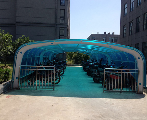 圓弧自行車棚棚